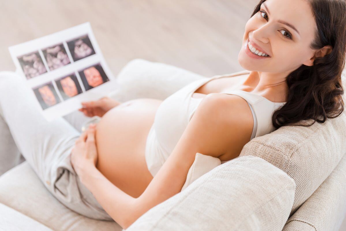 IVF acupuncture pregnant image
